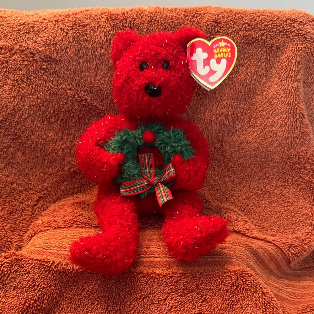 Ty Beanie Babies - 2006 Holiday Teddy - Retired 2006 plush toy w/tags